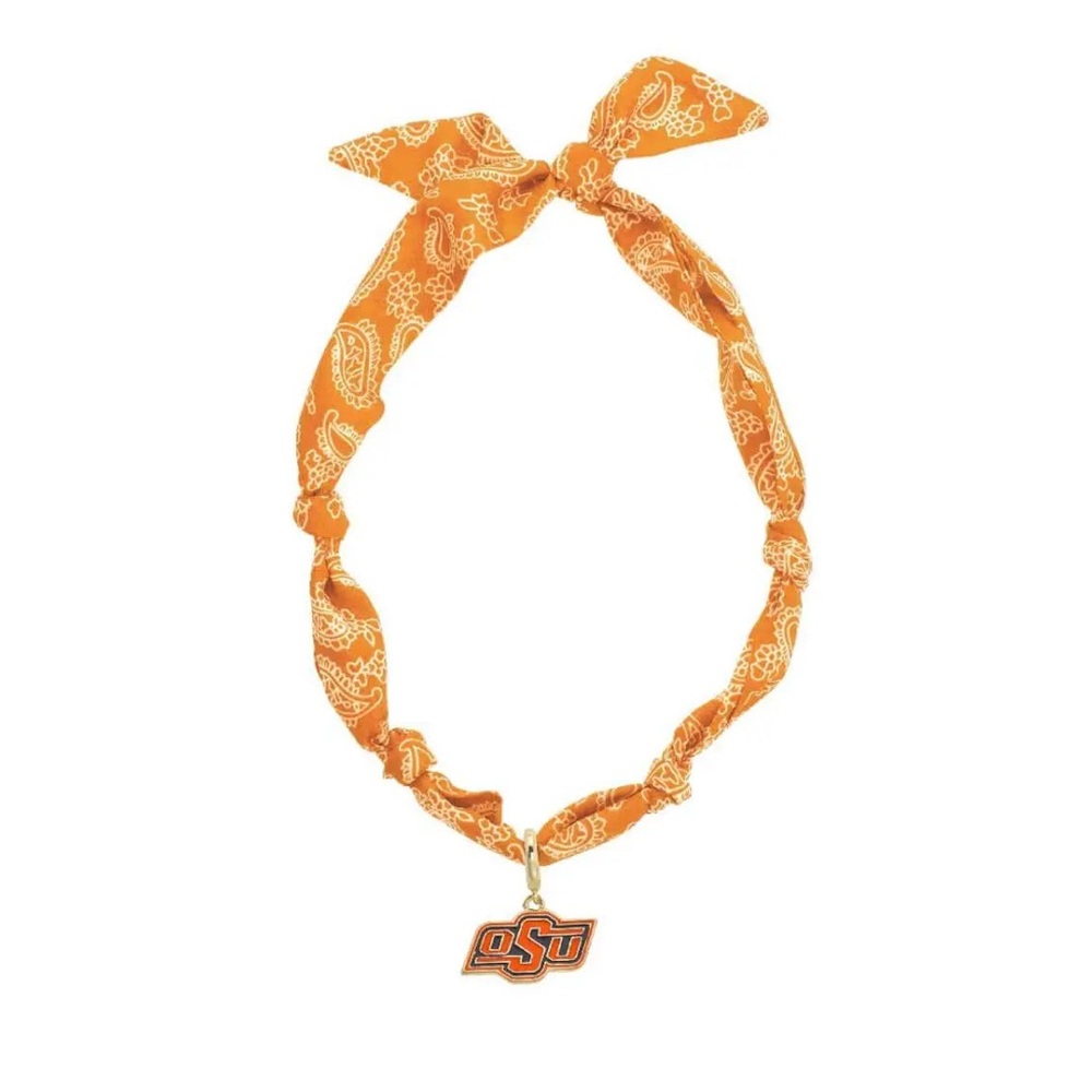 OSU Orange Bandana Necklace